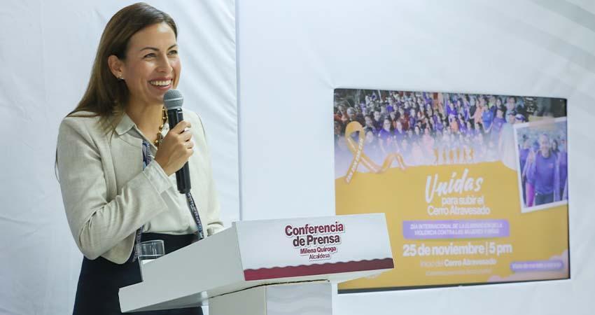 Destaca Milena Quiroga acciones del Ayuntamiento de La Paz para erradicar la violencia de género