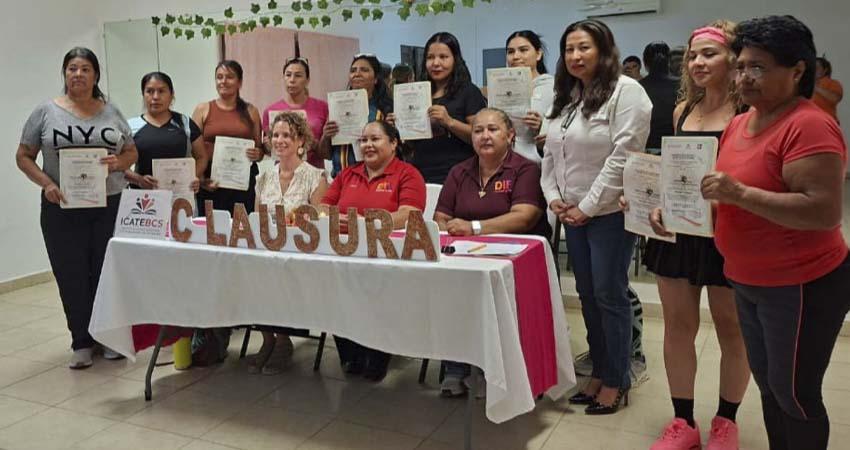 Concluyen talleres de capacitación en 9 colonias de La Paz