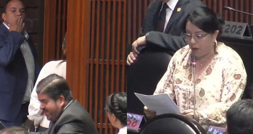 Cuauhtémoc Blanco lanzó beso a diputada; ella denuncia acoso