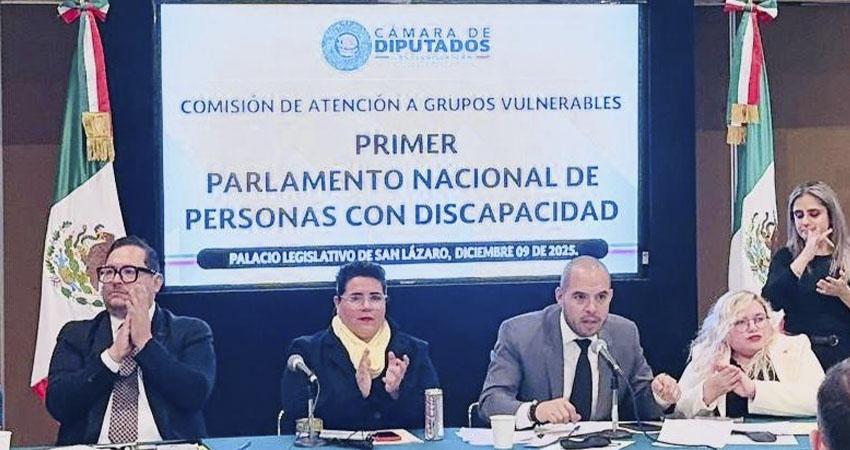 Impulsa BCS inclusión y apoyo a cuidadores en Primer Parlamento Nacional de Personas con Discapacidad