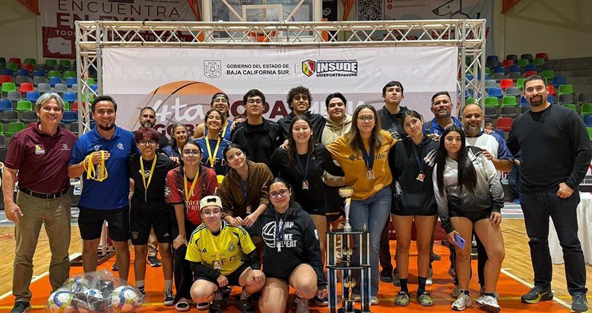 UABCS gana por segundo año consecutivo la Copa Gobernador 2025 en nivel superior