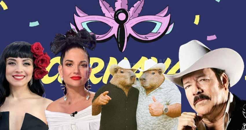 Mon LaFerte, Natalia Jiménez, Lalo Mora encabezan la cartelera Carnaval La Paz