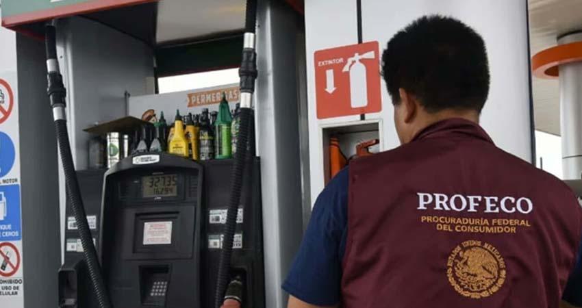 Profeco inmoviliza gasolineras de BCS por vender litros incompletos