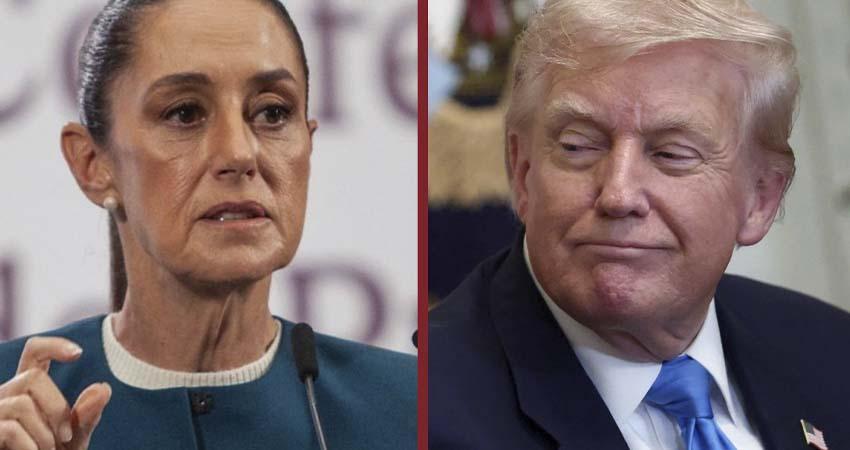 Sheinbaum no ve riesgo de "invasión" a México y descarta llamada a Trump