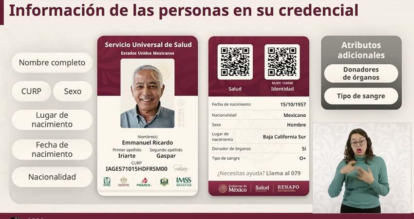 Gobierno federal presenta credencial del Servicio Universal de Salud