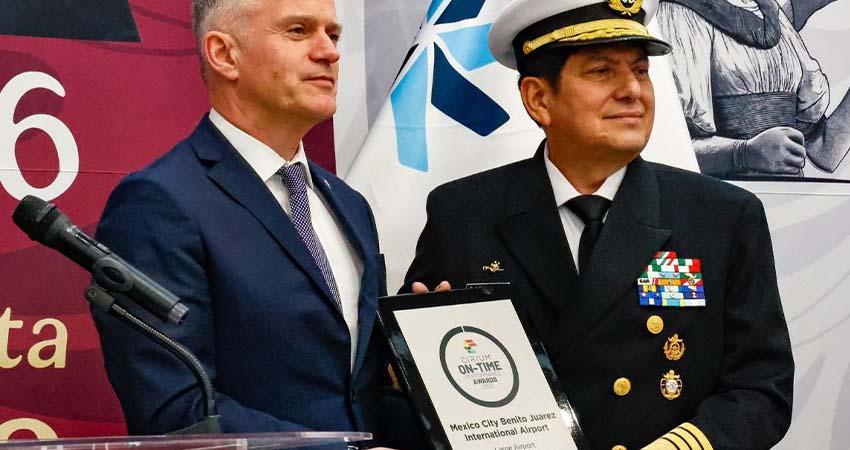 Reconocen al AICM como el tercer aeropuerto más puntual del mundo