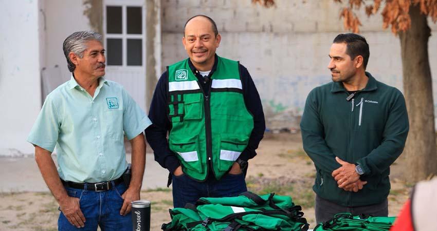 Fortalece OOMSAPAS La Paz seguridad del personal de campo