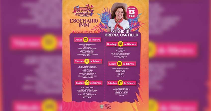 Invita IMM La Paz a celebrar el talento femenino en el Carnaval 2026