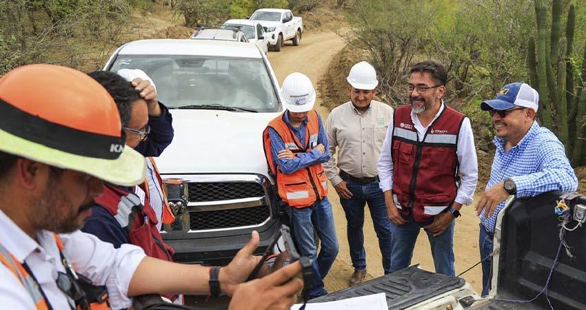 Supervisan avances en la construcción de la Presa El Novillo