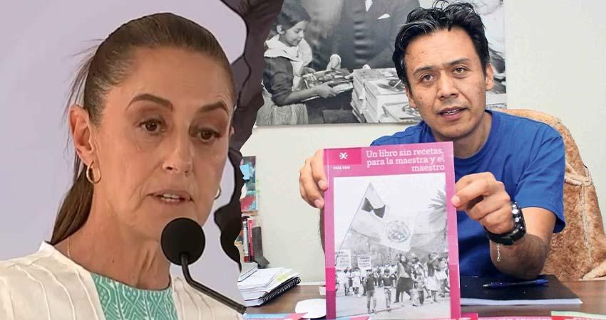 'Los libros de texto no van a cambiar', afirma Sheinbaum tras destitución de Marx Arriaga