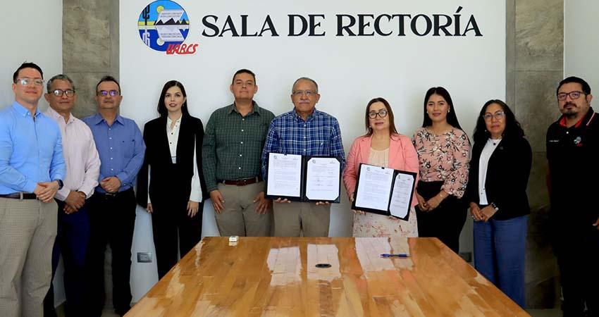 UABCS y Rofomex II firman convenio para fortalecer prácticas profesionales y servicio social del alumnado