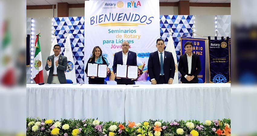 UABCS y Club Rotario de La Paz firman convenio para impulsar liderazgo y compromiso social en estudiantes