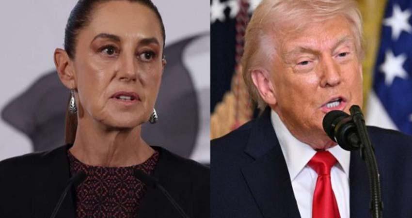 Trump insiste que Sheinbaum ‘no debió rechazar’ su ‘ayuda’ contra los cárteles; ella reitera que ‘la soberanía no se negocia’