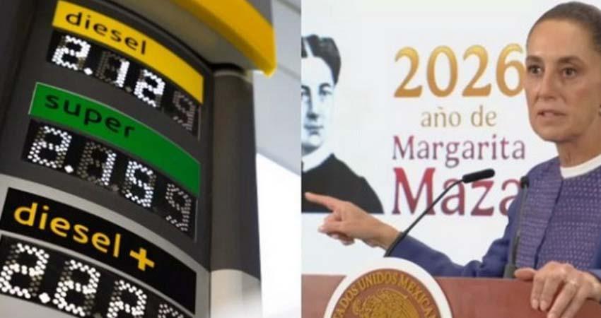 Alza del diésel no tiene justificación: Sheinbaum