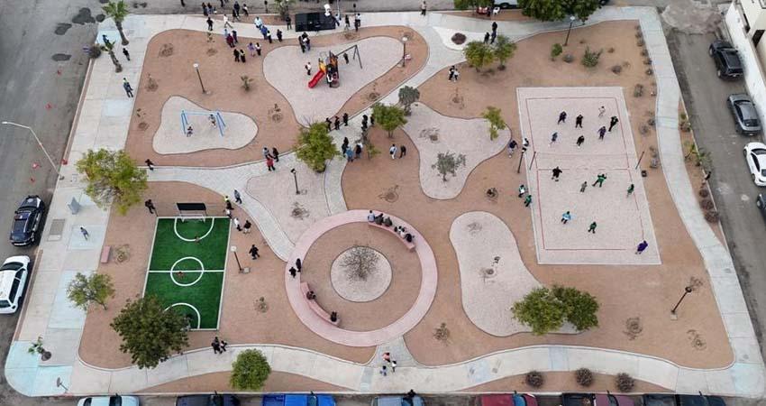 Inaugura Milena Quiroga parque para más de 2,300 familias de La Paz