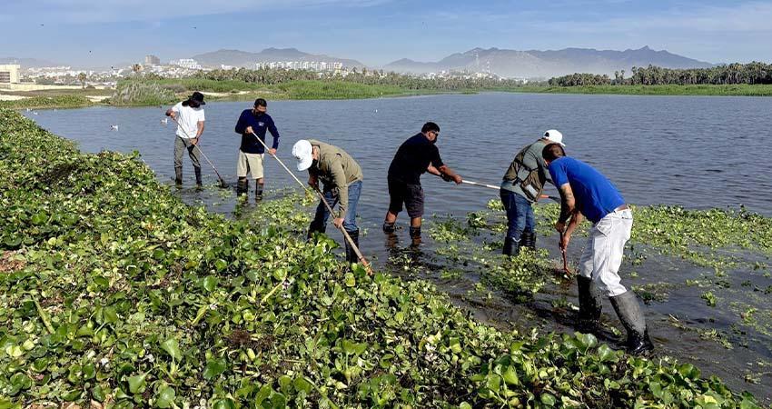 Realizan jornada de limpieza en el Estero Josefino; retiraron 22 toneladas de residuos