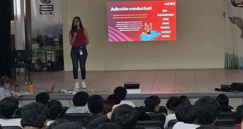 Impulsa Ayuntamiento de La Paz prevención de adicciones en jóvenes