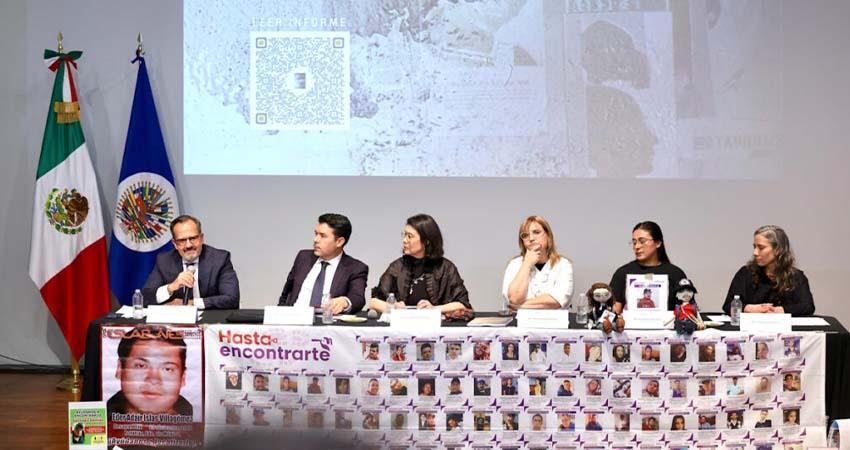 Gobierno federal presenta avances ante informe de la CIDH sobre desapariciones