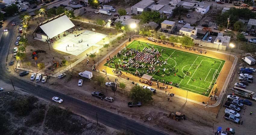 Alcaldesa de La Paz inaugura el nuevo centro Impulso en colonia La Pitahaya