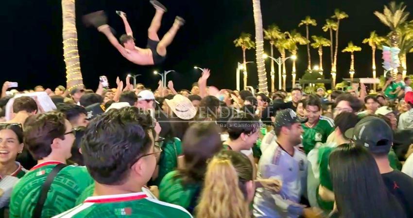 Saldo blanco tras festejos por triunfo de México con operativo “En La Paz Sí Festejo Seguro”