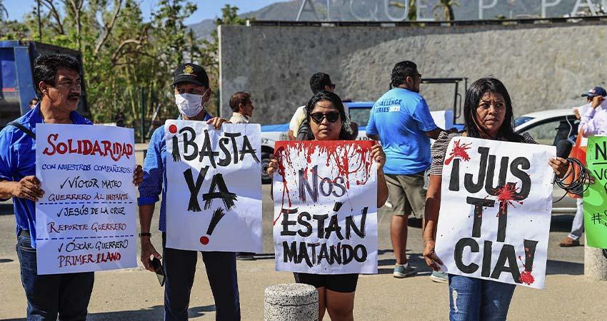 México sufre incremento “alarmante” de asesinato de periodistas, alerta RSF