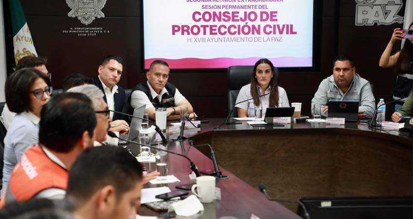 Ayuntamiento de La Paz mantiene activo el Operativo Huracanes 2026 ante pronóstico de lluvias