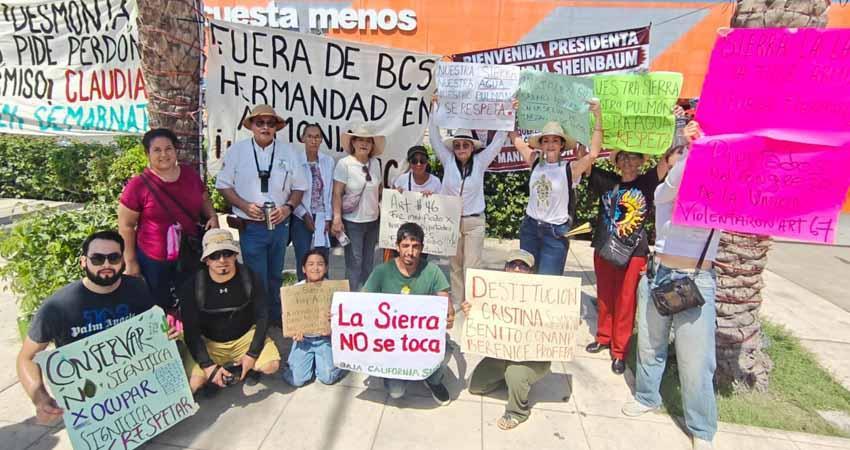 Activistas piden a Sheinbaum atender denuncias por Sierra La Laguna