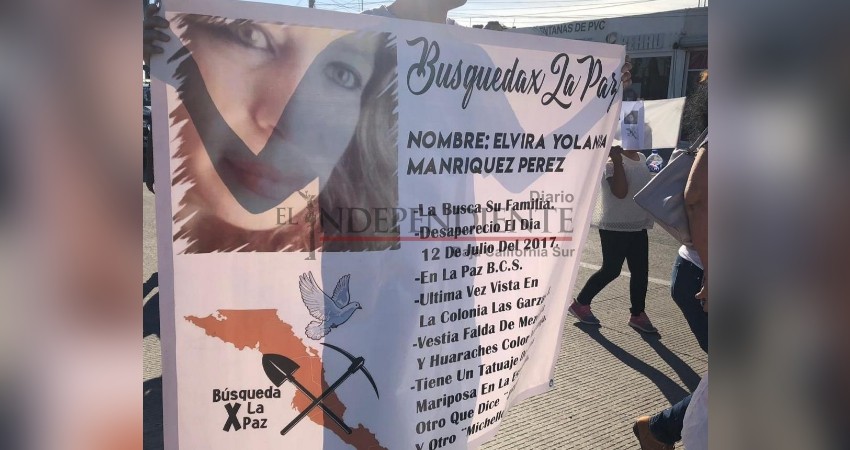 Claman justicia familiares de desaparecidos  en La Paz