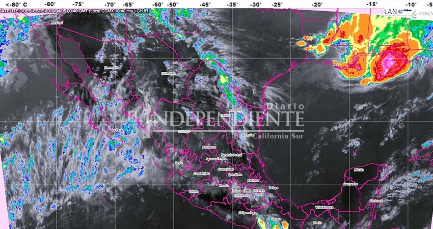 Calor y vientos se mantendrán para hoy en BCS