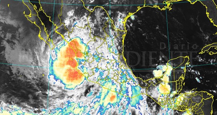 “Narda” se debilita a Depresión Tropical; pronostican lluvias para hoy  en BCS 