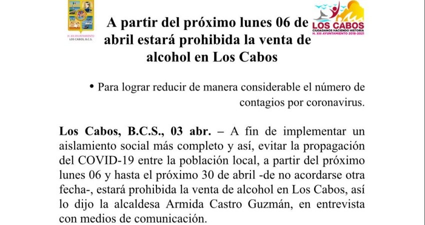 Que siempre no...aclara municipio que no hay Ley Seca