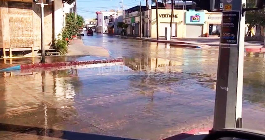 Por fuga se desperdician miles de litros de agua potable en CSL 