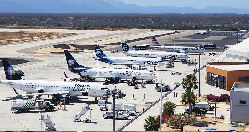 Para el resto del mes arribarán vía aérea 30 mil turistas a Los Cabos 