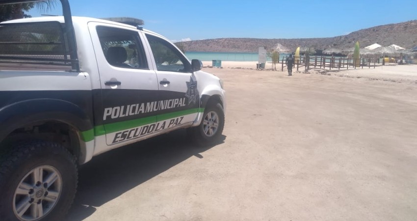 Vigilará policía municipal el cierre de playas de La Paz