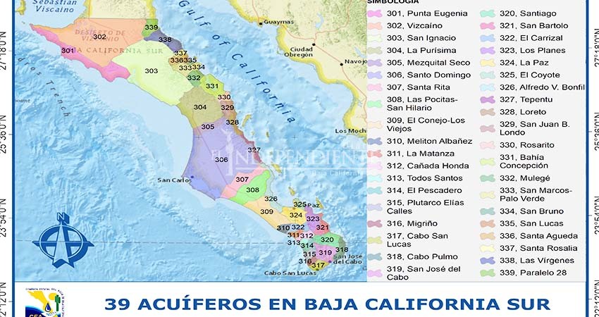 De los 39 acuíferos de BCS al menos 21 están sobreexplotados