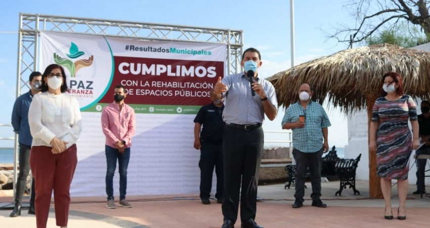 Entrega el Ayto de La Paz al fraccionamiento Juarez el parque lineal de la calle Guaycura 