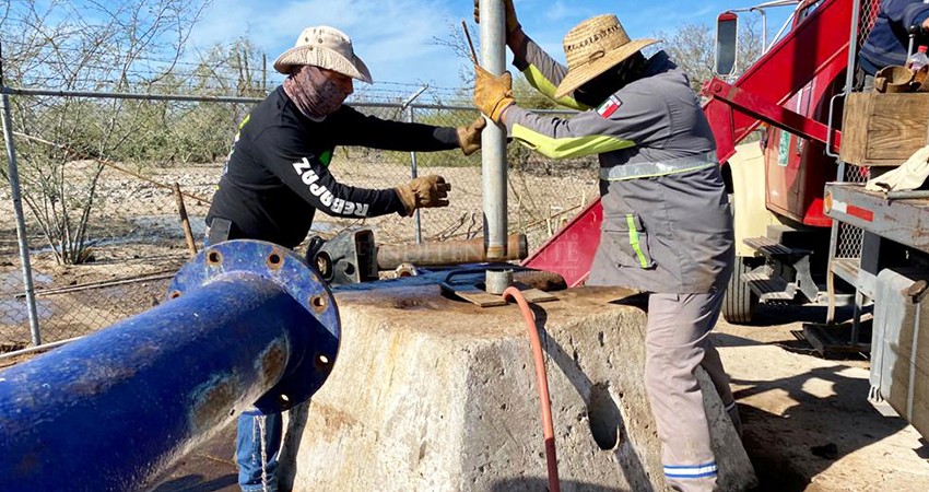 Inicia OOMSAPAS La Paz con el mantenimiento preventivo de pozos, para enfrentar temporada de verano