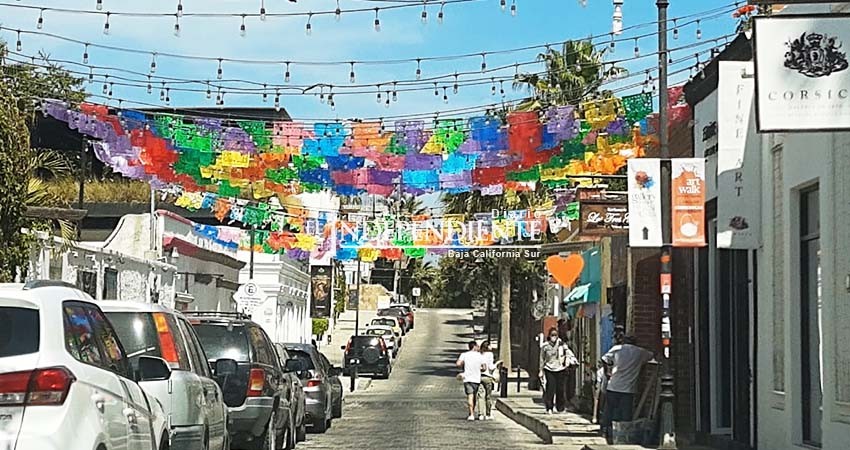 Colocan señalización con medidas anti Covid en el Centro Histórico de SJC