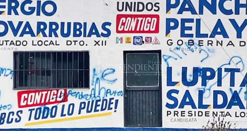 A 15 días del inicio de campañas ya comenzó el vandalismo de propaganda política 