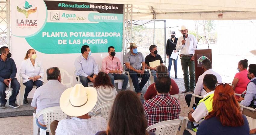 Entrega OOMSAPAS La Paz Planta Potabilizadora de Las Pocitas