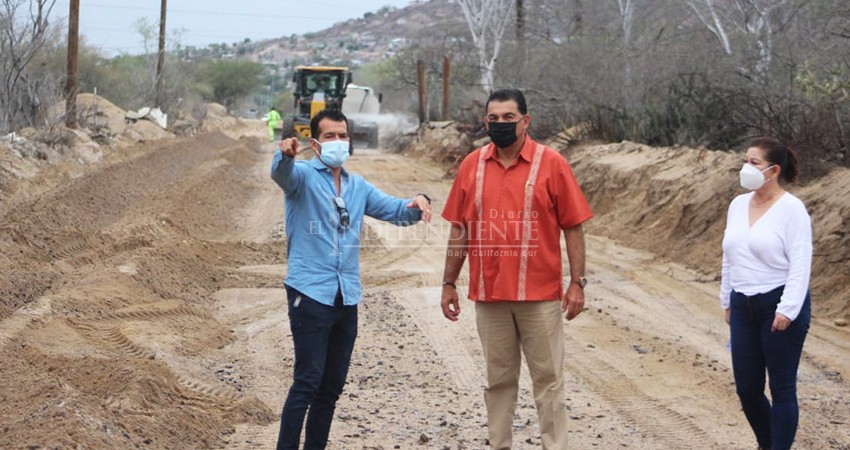 Supervisa Rubén Muñoz Obras en proceso en La Paz