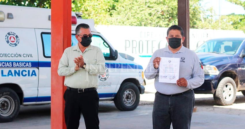 Toma protesta Osiel del Real como titular de Protección Civil