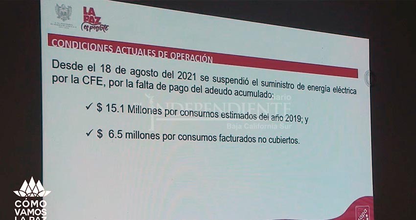 Aprueba Junta de Gobierno de OOMSAPAS convenio de pago para deuda con CFE